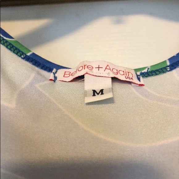 Beach Dress, M, Blue and green-Before and Again, - Picture 2 of 2